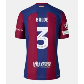 Barcelona Alejandro Balde #3 Hemmakläder Dam 2023-24 Kortärmad